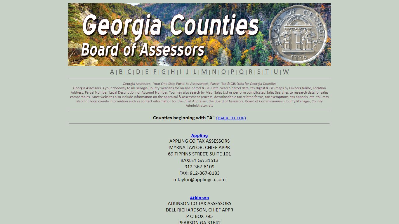 Georgia Counties Board of Assessors - Schneider Geospatial